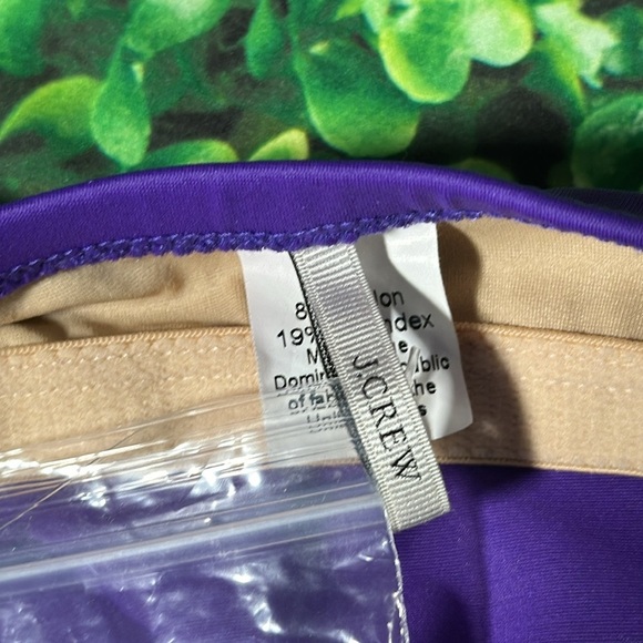 J. Crew Women's Purple Underwire Swing Tankini Swimsuit swim Top size 6 NEW - Picture 14 of 16